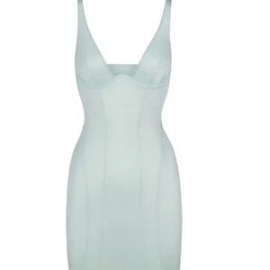 SKIMS Ultra-Flattering Glissenette Slip Dress - ICE color